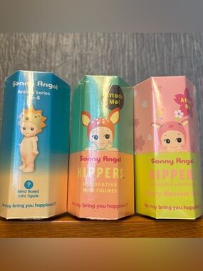 Sonny Angel Hippers Decorative Mini Figure - Green & Pink